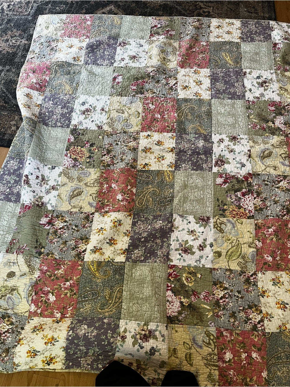 Blooming Prairie Throw Blanket - Greenland Home Fashions